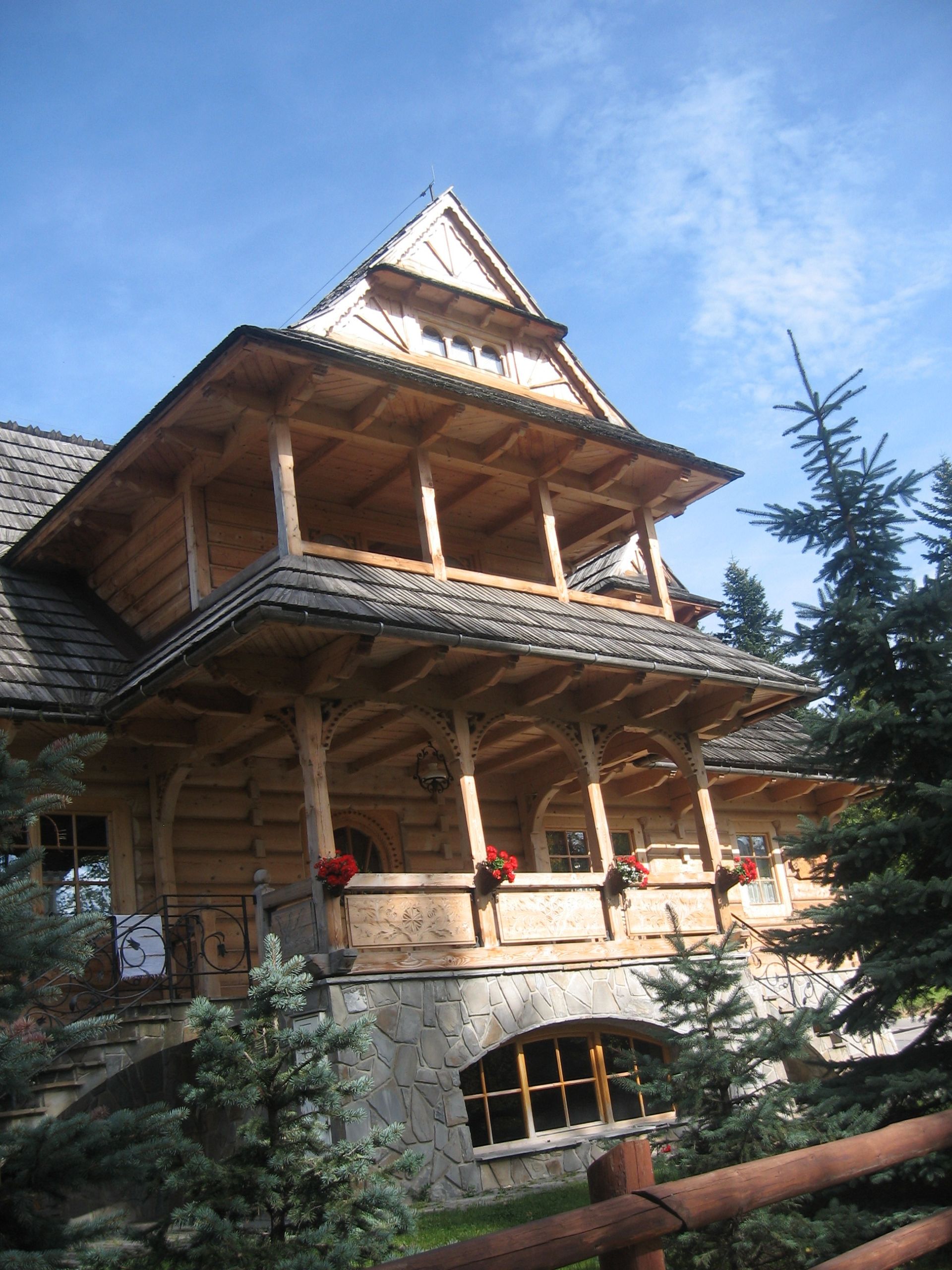 Dom drewniany prywatny w Kościelisku
