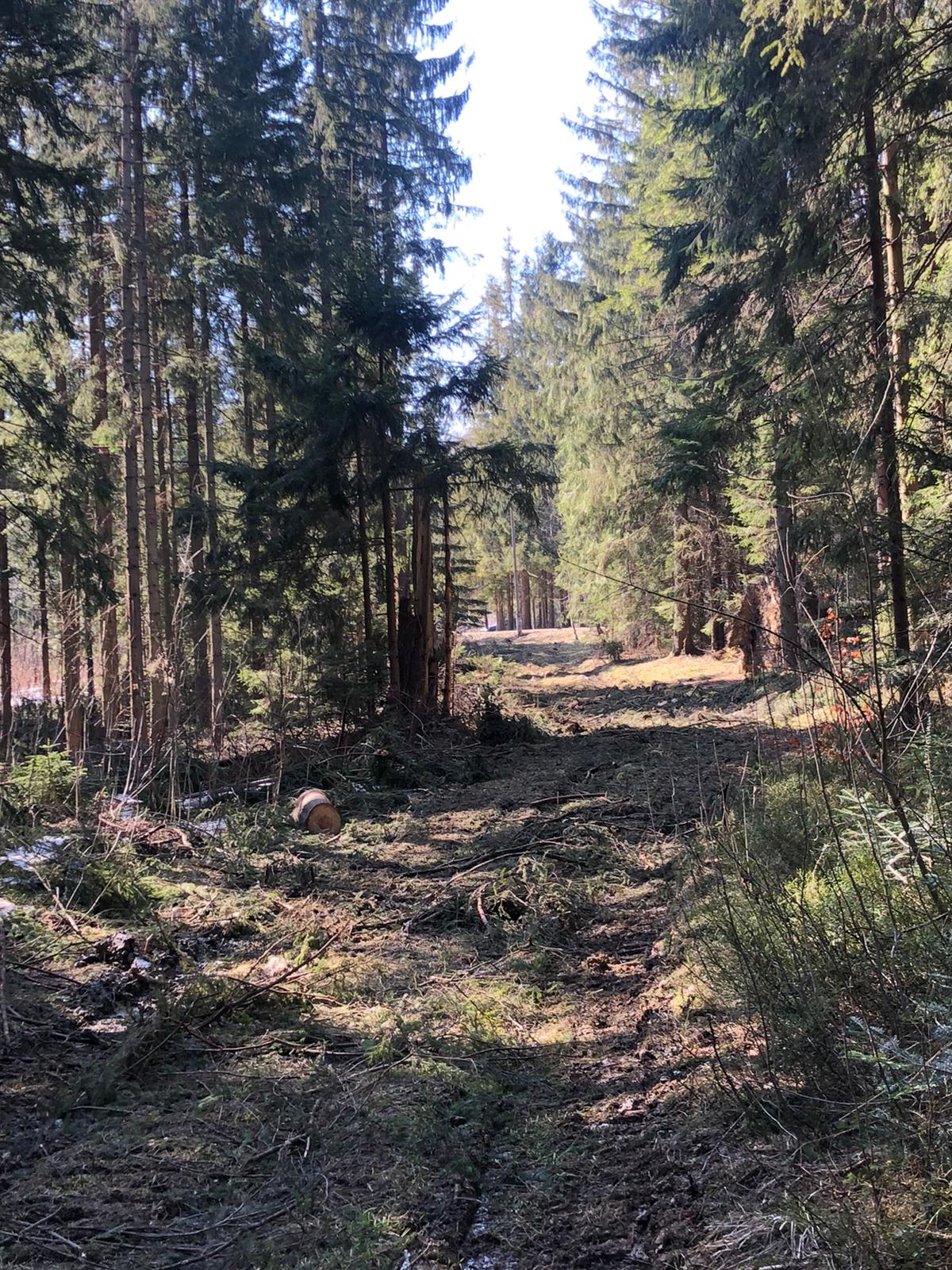 Zdjęcie przedstawia inwestycję na biathlonie w Kirach w Kościelisku