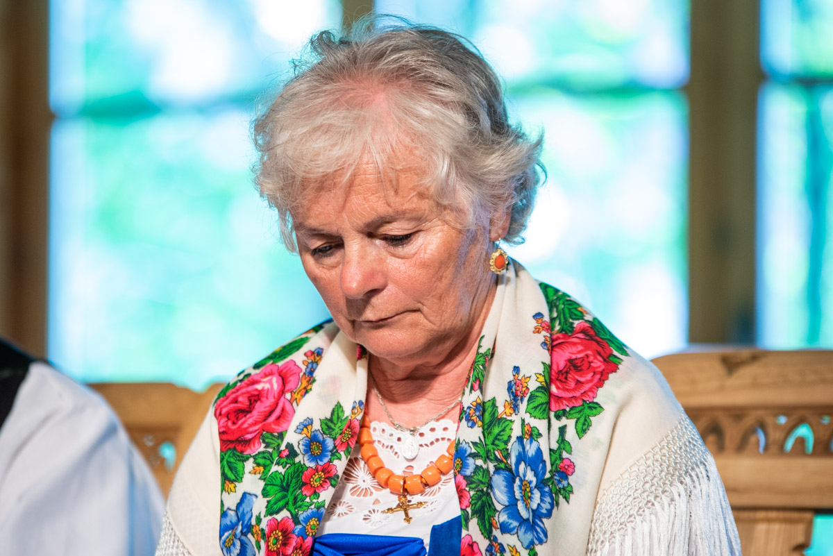 zdjęcie przedstawia Zofię Leśnik laureatkę tytułu zasłużony dla gminy